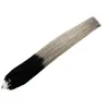 Ombre Hair Extension Gray Virgin Hair 100g 1G / S 100s Mikro Ring Extensions T1B / Grijs Micro Ring Menselijk Hair Extensions