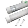 Yüzey Monte LED Batten Çift Sıralı Tüpler Işıkları 2ft 3ft 4ft T8 Fikstürü Purificiati LED Tri-geçirmez Işık Tüp 18 W 36W AC 110-240 V