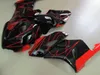 ABS plastfeedningar för Honda CBR1000RR 04 05 Svart röd insprutning Kroppsarbetskit CBR1000RR 2004 2005 OT38