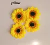 4colors Dia 7cm / 2.75inch en gros émulational héronsbill ou tête de tournesol pour mariage, maison, jardin, ou coiffure couvre-chef ornement