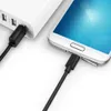 Premium High 2000 MAH Speed ​​Micro USB-kabel Type C-kabels 4 Lengtes 0.25m 0.5m 1 M 1.5M Synchronisatie Snel opladen USB 2.0 voor Android Smart Phone