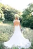 Country Western Wedding Sukienki syrena koronkowa czapka iluzja Open Back Bridal Stols 2017 Robe de Mariage Court Train5742478