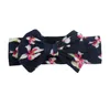 Boheemse hoofdband meisje baby bowknot florals bloem tulband twist hoofd wrap bowknot haarband kinderen hoofdbanden bandanas 13218