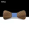 Baby Wood Bowtie 8 style Handmade Vintage Traditional kid Bowknot neck tie finished product Wooden Bow tie 9*3.5cm