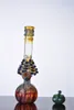 New Mushroom hookah Glass Water pipe Colorful zob glass bongs hand made oil rig with downstem 14 mm joint
