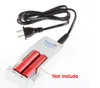 Gratis DHL, 3V-3.6V Voltage Trustfire 001 TR001 Lithium-batterijlader voor 14500 16340 18500 18650 Batterij (zwart of wit)