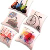 Cotton Linen Square Decorative Throw Pillow Case Cushion Cover Sofa Cushions 18 "x 18" Colorful European Pop Instrument