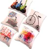 Cotton Linen Square Decorative Throw Pillow Case Cushion Cover Sofa Cushions 18 "x 18" Colorful European Pop Instrument