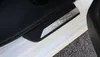 Высококачественная нержавеющая сталь с черным PP 4шт внешних порогов дверей Накладки на подножку, педаль protecion скребок для Honda CIVIC 2016-2020 гг