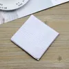 24pcs/lot 100% Cotton Satin Handkerchief White Color Table Handkerchief Super Soft Pocket Towboats Squares 34cm Free Shipping