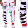 Hommes Joggers Mode Italie Drapeau Impression Joggers Casual Lâche Noir Bleu Blanc Hip Hop Hommes Pantalon M-XXL