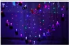 2m * 1.6m150leds Coração Clipe Clipe Luzes Girl Heart Casamento Mesa Branco Casamento Aniversário LED Flash String Lights