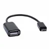 Micro USB till Kvinna USB OTG Kabeladapter för samartPhone Galaxy S3 S4 Tab 3 7.0 / 8/10.1 DHL FedEx Free