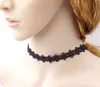 Heißer Verkauf Vintage Outus Blume Halsband Halskette Set Stretch Samt Klassische Gothic Tattoo Spitze Halsband Halsketten