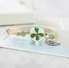 flores especímenes de plantas pulsera bola de cristal diente de león vestido novia novia regalo SSB107 orden de mezcla 20 piezas mucho Pulseras con dijes