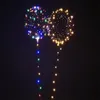 مضيئة LED البالون سلسلة ملونة الدائرية الدائرية الدائرية بالونات الإضاءة المزيد من الألوان بعد وضعها في الهيليوم حوالي 187001208