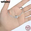 High Quality 925 Sterling Silver Family Forever Charm Beads Clear CZ Fit Original Charm Bracelet Authentic Jewelry Gift6022542