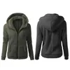 Partihandel - Kvinnor Vinterförtjock Fleece Warm Coat Hooded Parka Overcoat Jacket Outwear1