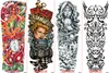 Unisex Body Art Full Arm Tatuaże 45 Styles Wodoodporna tymczasowe Przeniesienie do wody Tatuaże Naklejki Art Art 45x16cm