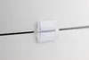 25mm H shape soft pvc grip snap strip POP extrude clip KT board label holder shelf sign holder strip