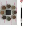 Eyebrow Enhancers Pomade Waterproof Makeup 4g Blonde Chocolate Dark Brown Ebony Auburn Medium Brown TALPE+12# brush