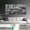 2a2b set promotion nya 3d vägg klistermärken Real hot sale boende hem dekoration modern stilleben hus diy vägg klistermärke akryl spegel