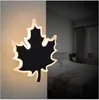 Minimalista moderno LED Wall Light Leaf Wall Sconces Leitura Luzes Ligação para Caminho Staircase Quarto Bedside Iluminação Luminárias