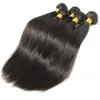 Nertsen Braziliaanse Straight Menselijk Maagdelijk Haar Weeft 100gpc 3 pcslot Dubbele Inslag Natuurlijke Zwarte Kleur Menselijk Remy Haar Extensions2782516