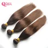 # 4 kleur ombre braziliaanse steil haar bundels Ombre Menselijk Hair Extensions Weave Braziliaanse Virgin Menselijk Haar 3 Bundels Gratis Verzending
