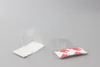 Self Adhesive PET Hang Tabs Plastic hook card merchandise package box bag hangers peghooks plastic display Jhook hanging tab9564298