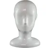 PVC Male Mannequin Head Realistic Man Dummy Wig Stand Holder for Hat Sunglass