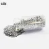 Wholesale- 1 set 12 Color Nail Glitter  Dust 3D Nail Art Decoration for Acrylic UV Gel Beauty Manicure Accessories NC322