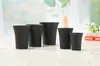 Zwart Wit Plastic Mini Bloem Pot Thuiskantoor Bureau Indoor PotTed Garden Decor Planter Root Container