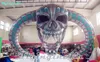 7m Halloween Decorative Skull Inflatable Skull Air Blown Death Head for Concert Stage and Party