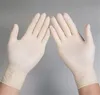 50 paia usa e getta nero bianco trasparente guanti in lattice di nitrile PVC trasparente polvere senza lattice guanto per esame meccanico bellezza multiuso
