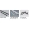 10 X 1M sets/lot factory wholesaler led aluminum profile and T channel extrusion profile for ceiling or wall lamps