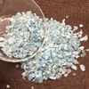 1 saco 100 g pedra de quartzo água-marinha natural cristal caído pedra irregular tamanho 520 mm cor azul1898318