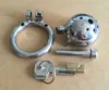 Lock Design 25mm Cage Długość Ze Stali Nierdzewnej Super Mały Mężczyzna Chastity Urządzenia Krótka Cock Cage Dla Mężczyzn