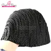 Nowy typ Crochet Perid Cap czarny kolor M Rozmiar Dostępny syntetyczny Tkactwo warkocz Cap Crochet Braid Greatry