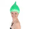 Тролли парик косплей парик Хэллоуин сумасшедший дух парик костюм косплей волосы для взрослых и детей