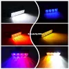 4 LED LED LEACE D'URGENCE LUMIÈRE 12V FILLANCHE 4W 12V24V LED LED LED POUR Universal Fit Hazard Truck rouge Blue Amber White9112986