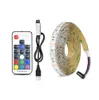 5050 DC 5V USB RGB LED Strip 30LED/M Light Strips Flexible Waterproof Tape 1M 2M 3M 4M 5M Remote For TV Background