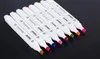 Newest TOUCH5 Set Double Headed Art Mark 168 colors touch five Marker Pen with bag colorful Drawing pens brush Christmas gifts3253333