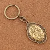 Miraculous Our Lady of Grace Virgin Mary 2 Inch Key Rings Travel Protection Medal Sleutelhanger K1738 12Colors Catholicism