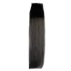 Ombre Tape Extensions 1b/grey grey virgin hair 40 pcs 100% Human Hair Remy Tape In Hair Extensions 100g