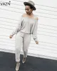 Vazn Hot Fashion Design 2018 Casual Jumpsuit Full Sleeve Long Jumpsuit Slash Neck Sexig Jumpsuit L0158 Q1118