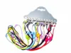 12шт детские мультипликационные очки упругая веревка веревочной шейки, удерживаемая шнур для ремешка для мутиколорной цепи держат 40 см детские очки аксессуары Shippin3563519
