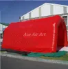 Tente tunnel gonflable rouge personnalisée 6x4x3m pour abri de sauveteurs d'urgence ou chapiteau de jeu de sport en solde