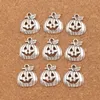 Halloween Dynie Cute Mic Antyczne Silver Charms 200 sztuk / partia Moda 18.3x15.8mm Wisiorki Biżuteria DIY L1098