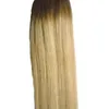 T4 / 613 100g Blond Fusion Hair Extensions Ombre håret för att öka kapseln Pre Bonded Flat-tip 100s 4b 4c Ombre Mänskligt Hår